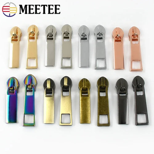 10-50Pcs 3# 5# Zipper Sliders for Nylon Zippers Pull Clothing Repair Zip Head Jacket Coat Closure Ziper Lock Sewing Accessories